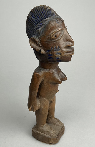 Ibeji holz zwillingsfigur - ibeji,