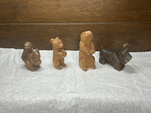 Tierfiguren holz geschnitzt - tierfiguren,