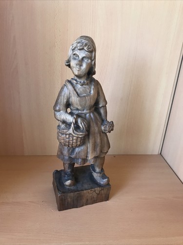 Holzoptik figur mädchen - holzoptik,