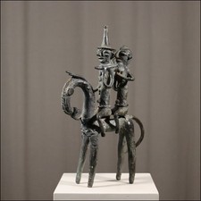 69588) Bronze Reiter-Figur