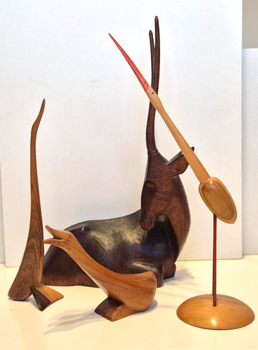 Holzfiguren konvolut tiere - holzfiguren,