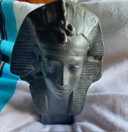 Schwarze pharaonenbüste aus - schwarze,