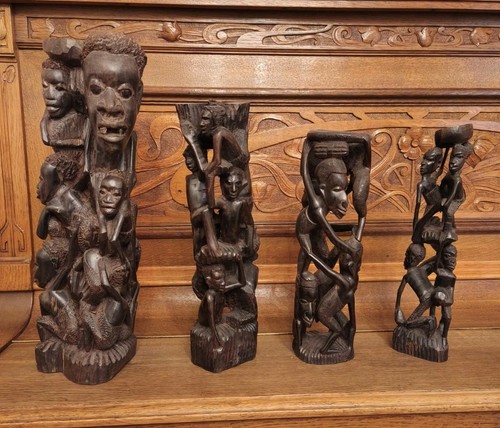 Afrikanische figuren set 4 - figuren, set,