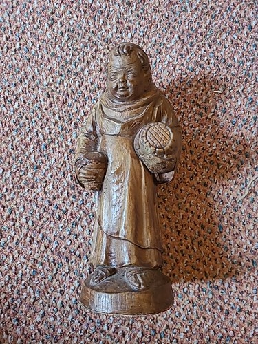 Bacchus mönch figur holz - bacchus,