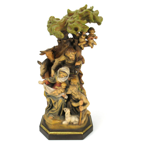 Religiöse holz wandfigur - holz,