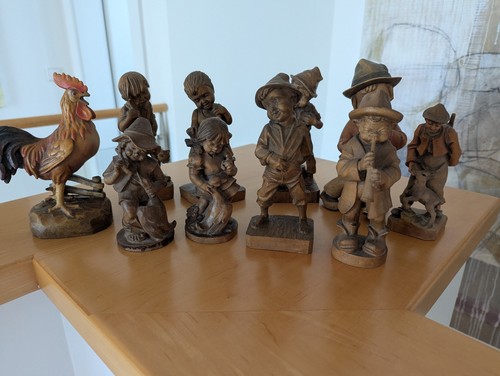 Holzfiguren konvolut - holzfiguren,