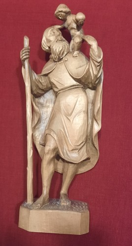Holzfigur handgeschnitzt