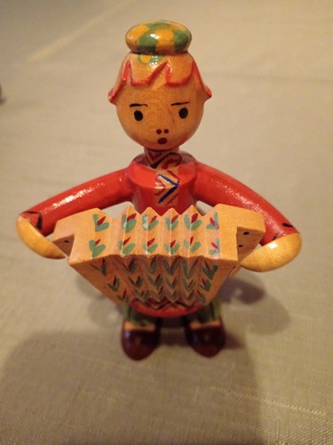 Holzfigur musiker 11 - holzfigur, ca.
