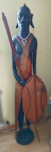 Große massai statue - statue,, afrikan