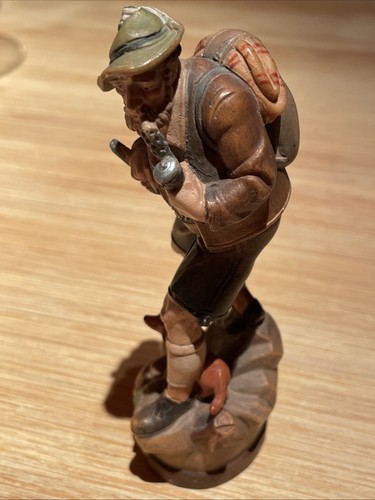 Holzfigur jäger mit - jäger, in