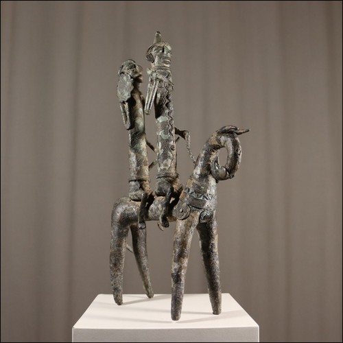 69424 bronze reiter figur - bronze, reiter-figur