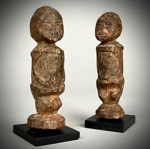 Baule holz figur ahnenpaar - baule,