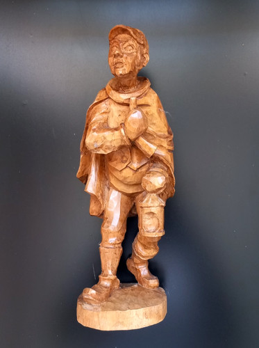 Handgeschnitzte holzfigur - handgeschnitzte,