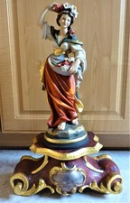 Holz Figur handgeschnitzt und