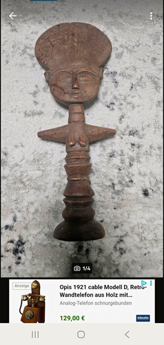 Afrikanische holzfigur frau - afrikanische,