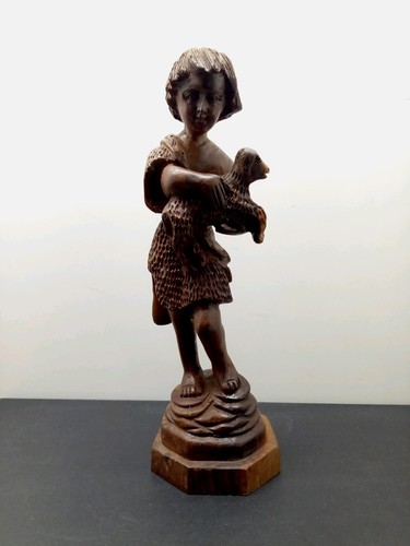 Holzfigur handgeschnitzt - ,