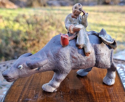 Keramik ton figur - keramik,