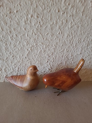 Zwei holz figuren - holz, aus