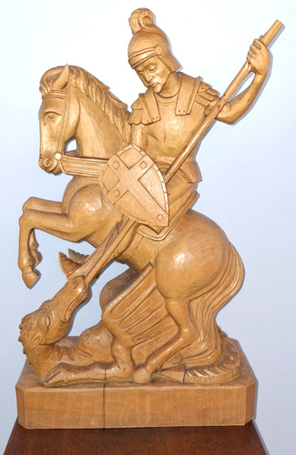 Holzfigur geschnitzt hl - geschnitzt,,