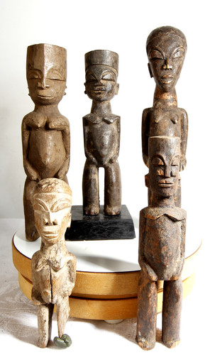 Burkina faso lobi 5 figuren - lobi.,