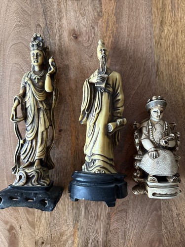 Vintage asiatika figuren - 3x,