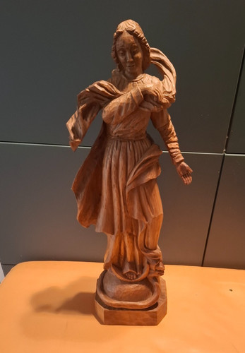 Schöne alte holzfigur - holzfigur, antik