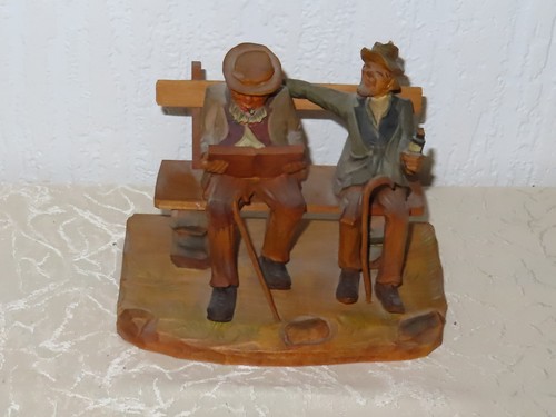 Holzfigur männer auf der - holzfigur,
