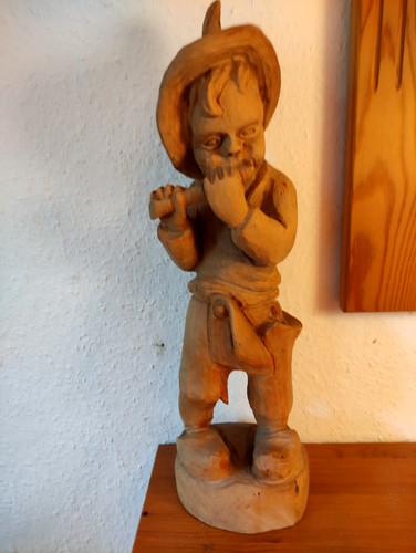 Vintage holzfigur cm - 40,