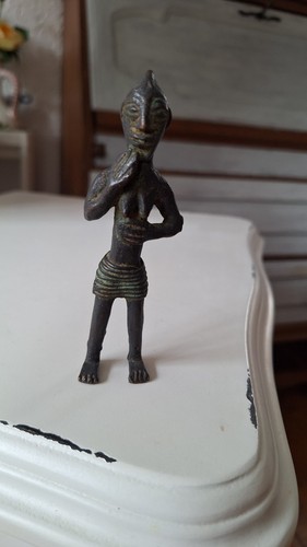 Bronzefigur afrika frau bronze - frau,