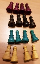 alte Spielfiguren(Holz)