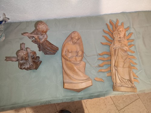 Religiöse holzfiguren - religiöse,