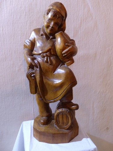Geschnitze holzfigur - geschnitze,