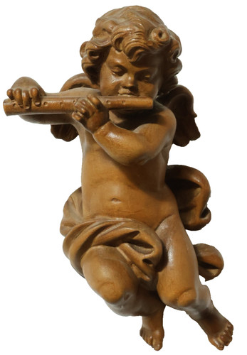 Alte 24cm geschnitzte - 24cm, gr.