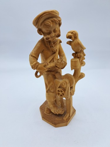Holzfigur scherenschleifer mit - scherenschleifer,