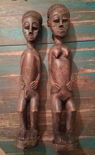 Alte afrika statuen figuren - afrika, statuen,