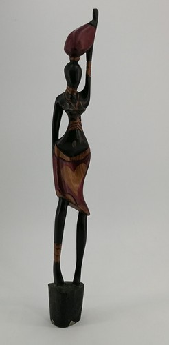 Afrikanische holzfigur frau - afrikanische,