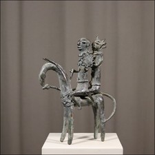 69589) Bronze Reiter-Figur