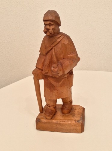 Holzfigur pfeifenraucher - holzfigur, „pfeifenraucher“